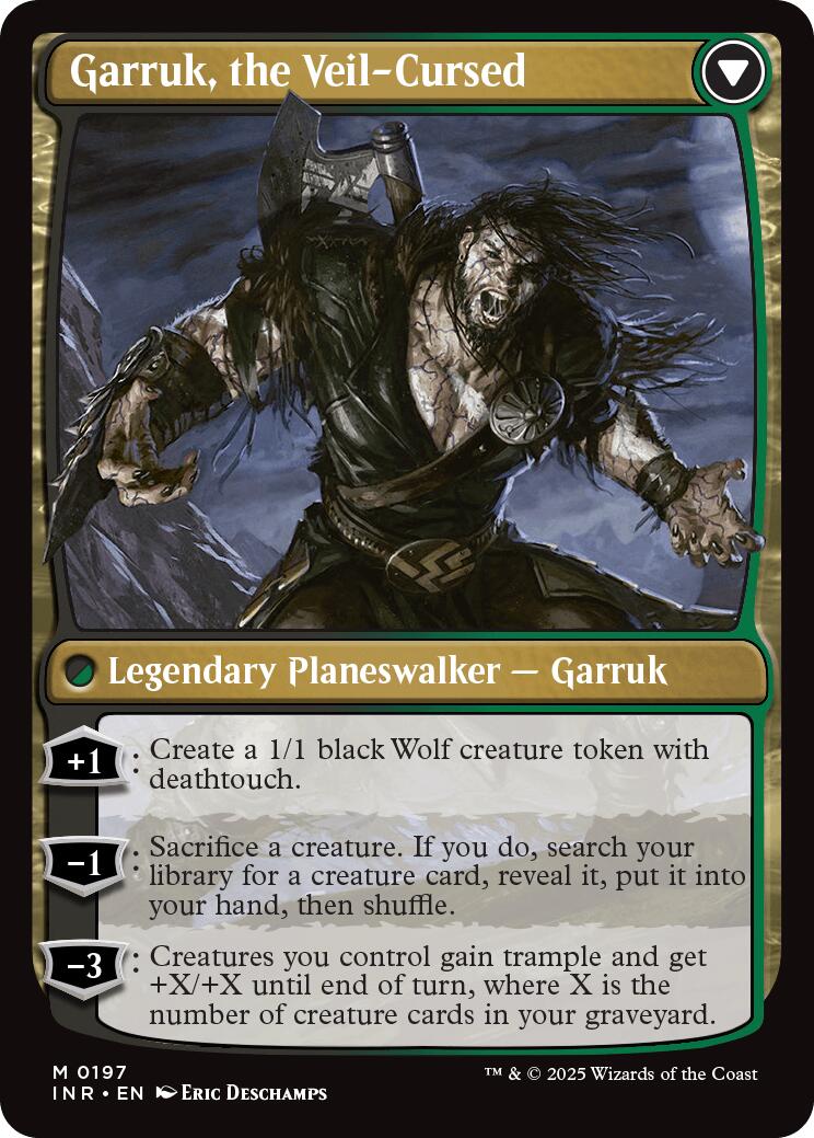 Garruk Relentless // Garruk, the Veil-Cursed [Innistrad Remastered] | Black Swamp Games