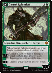 Garruk Relentless // Garruk, the Veil-Cursed [Innistrad Remastered] | Black Swamp Games