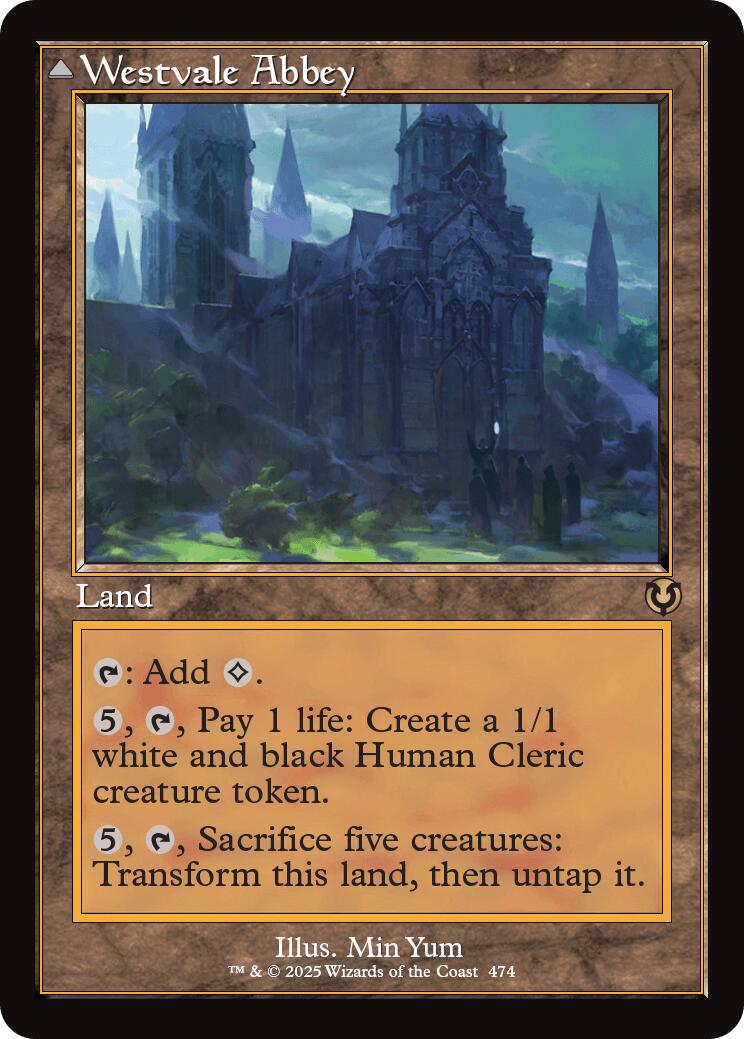 Westvale Abbey // Ormendahl, Profane Prince (Retro Frame) [Innistrad Remastered] | Black Swamp Games