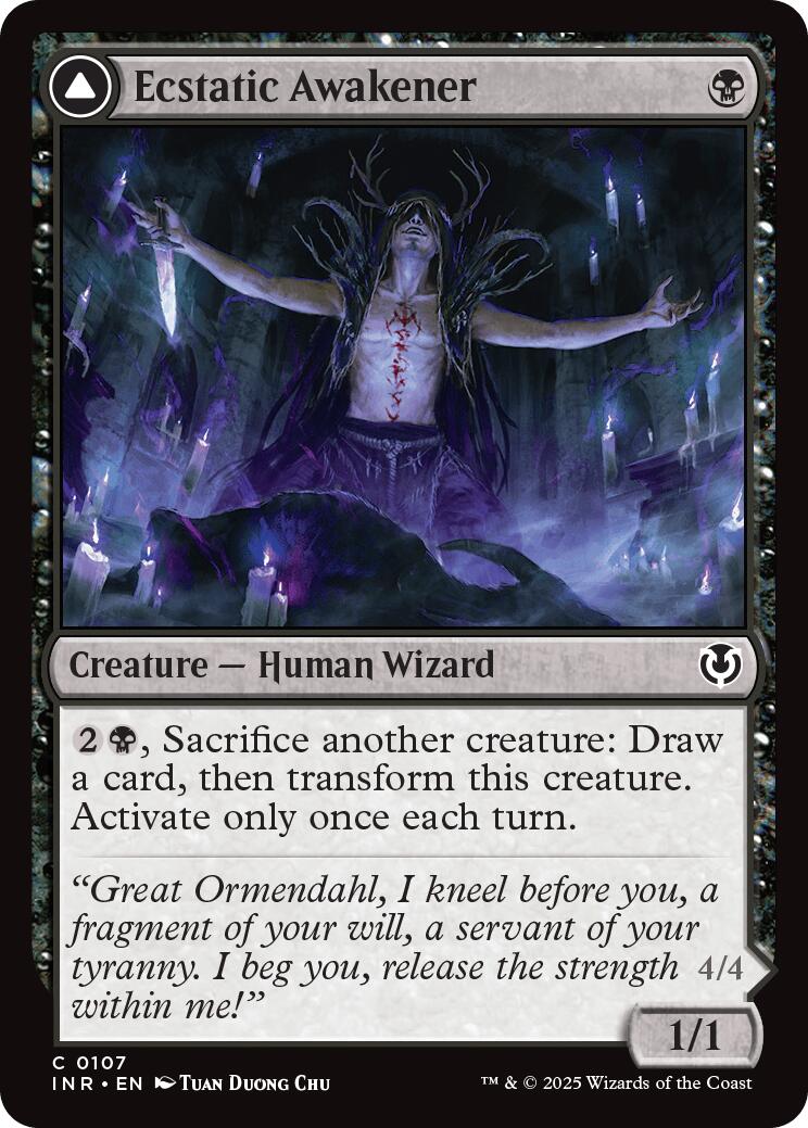 Ecstatic Awakener // Awoken Demon [Innistrad Remastered] | Black Swamp Games