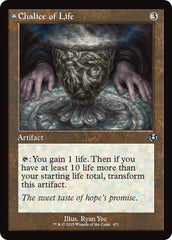 Chalice of Life // Chalice of Death (Retro Frame) [Innistrad Remastered] | Black Swamp Games