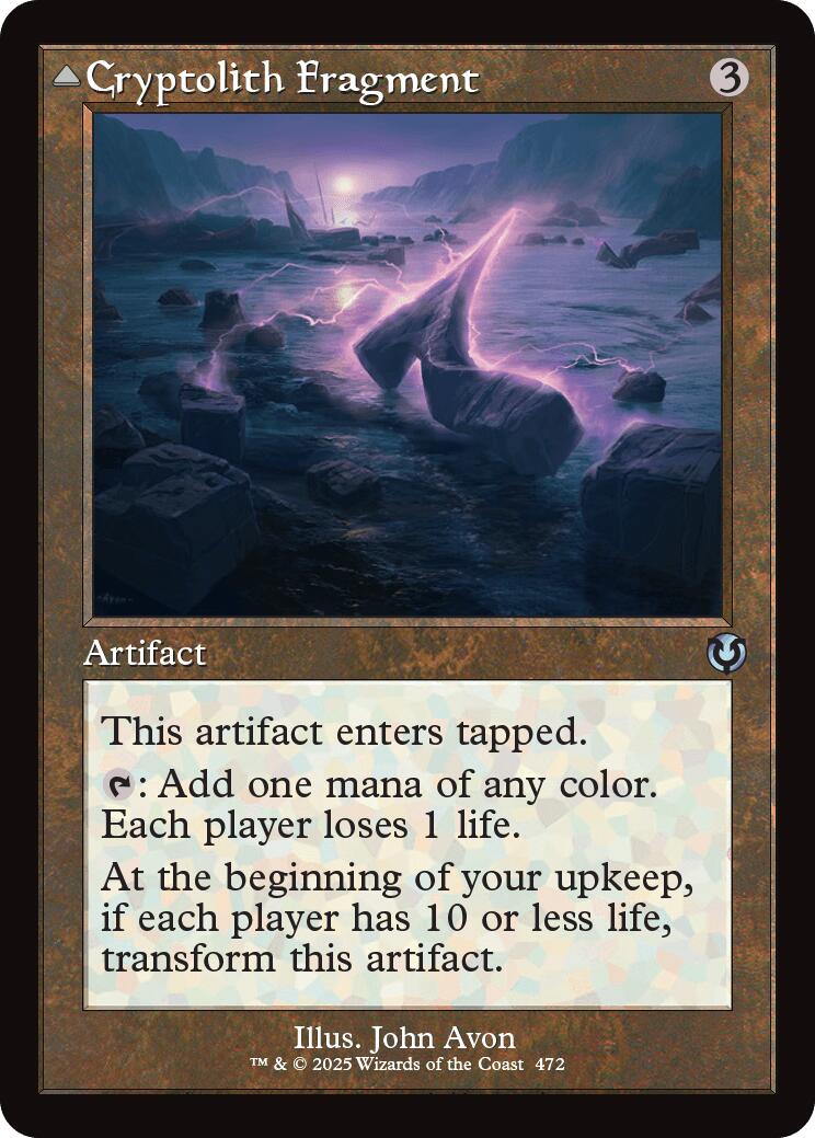 Cryptolith Fragment // Aurora of Emrakul (Retro Frame) [Innistrad Remastered] | Black Swamp Games