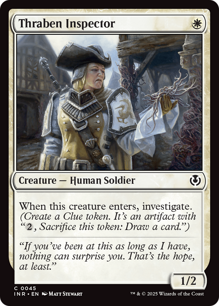 Thraben Inspector [Innistrad Remastered] | Black Swamp Games