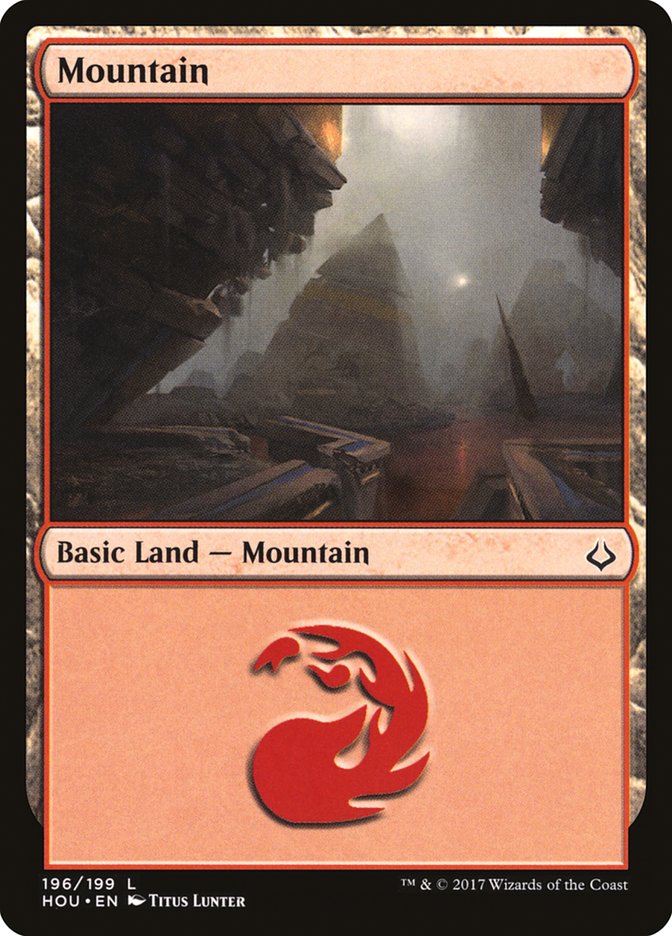 Mountain (196) [Hour of Devastation] | Black Swamp Games