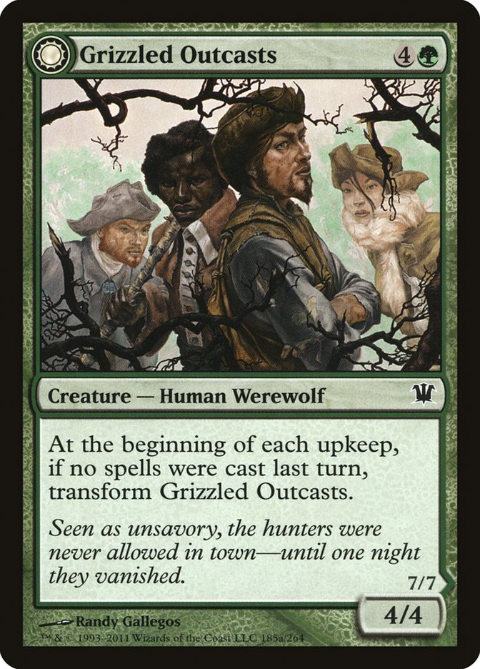 Grizzled Outcasts // Krallenhorde Wantons [Innistrad] | Black Swamp Games