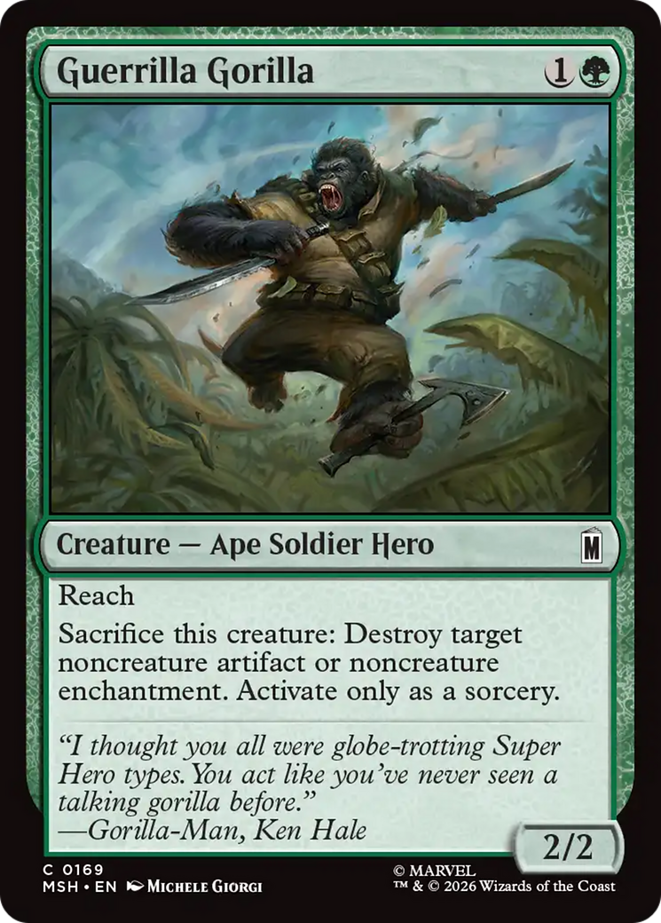 Guerrilla Gorilla [Marvel Super Heroes] | Black Swamp Games