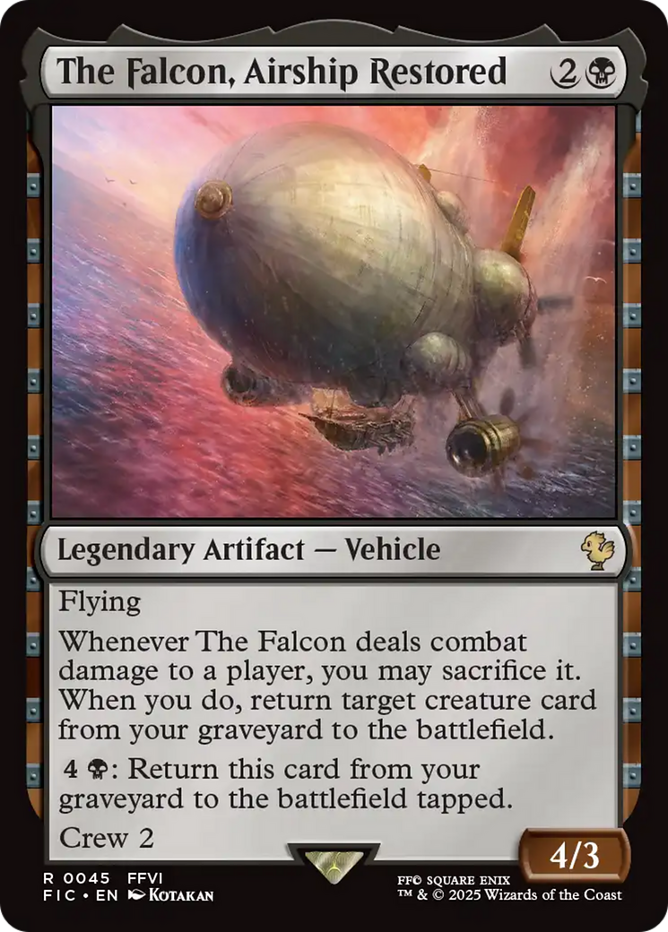 The Falcon, Airship Restored [FINAL FANTASY Commander] | Black Swamp Games