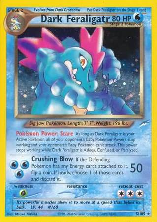 Dark Feraligatr (5/105) [Neo Destiny Unlimited] | Black Swamp Games
