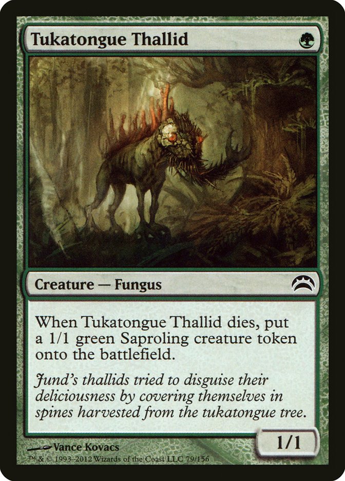 Tukatongue Thallid [Planechase 2012] | Black Swamp Games