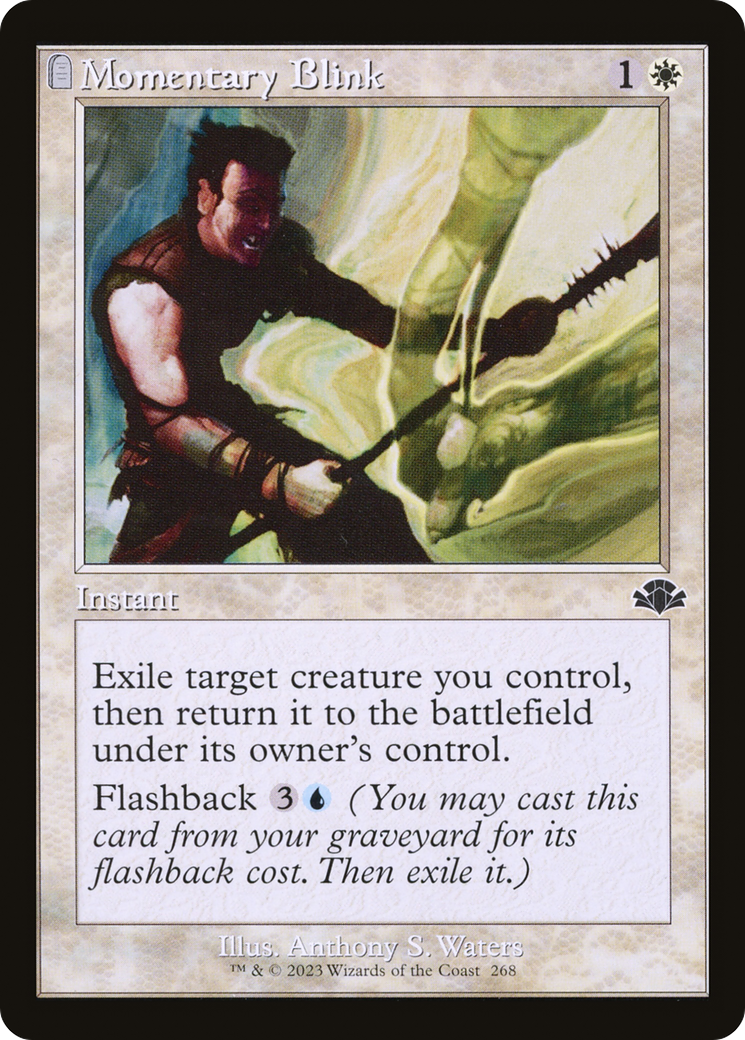 Momentary Blink (Retro) [Dominaria Remastered] | Black Swamp Games