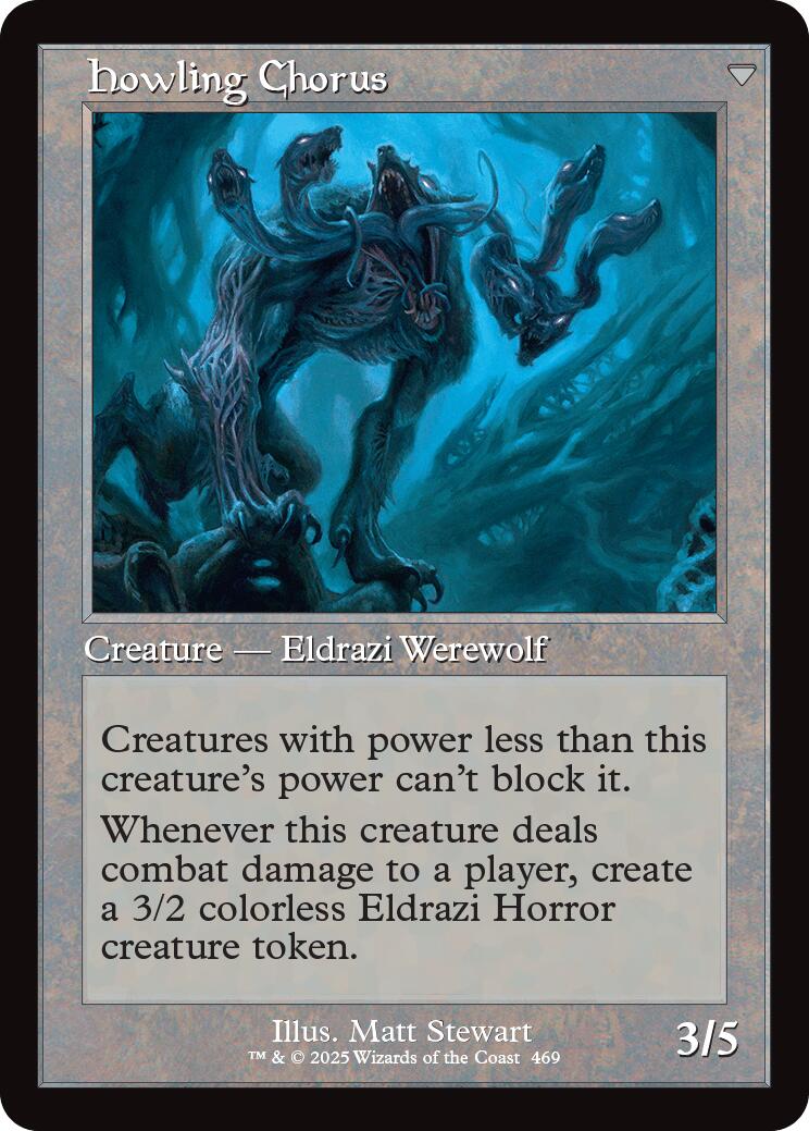 Shrill Howler // Howling Chorus (Retro Frame) [Innistrad Remastered] | Black Swamp Games