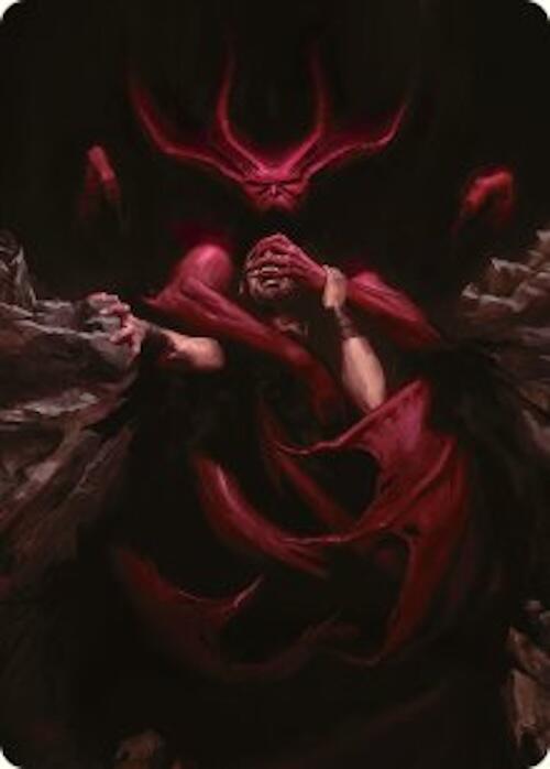 Infernal Grasp Art Card [Innistrad Remastered Art Series] | Black Swamp Games