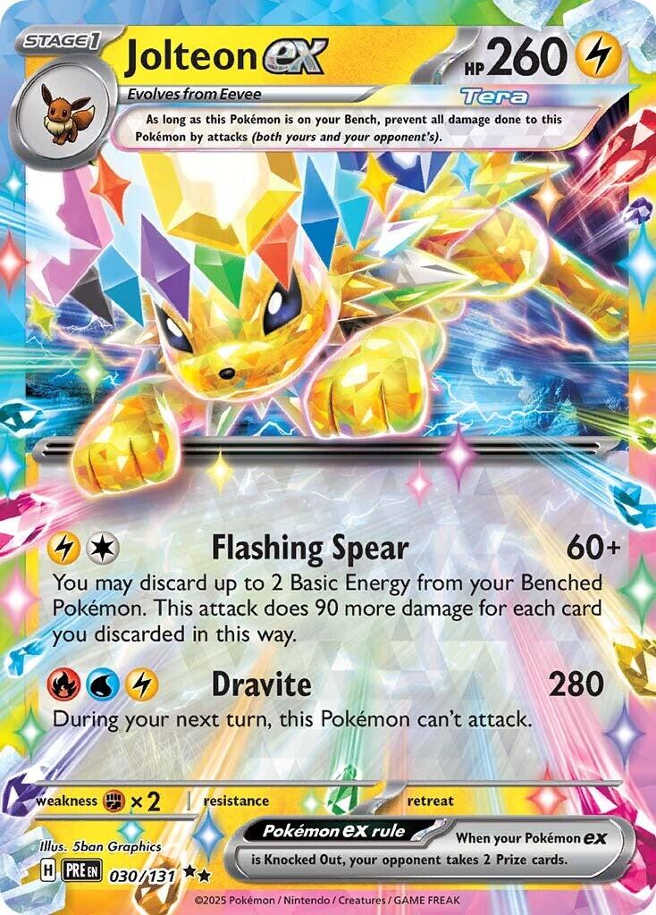 Jolteon ex (030/131) [Scarlet & Violet: Prismatic Evolutions] | Black Swamp Games