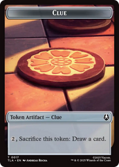 Monk // Clue (0017) Double-Sided Token [Avatar: The Last Airbender Tokens] | Black Swamp Games