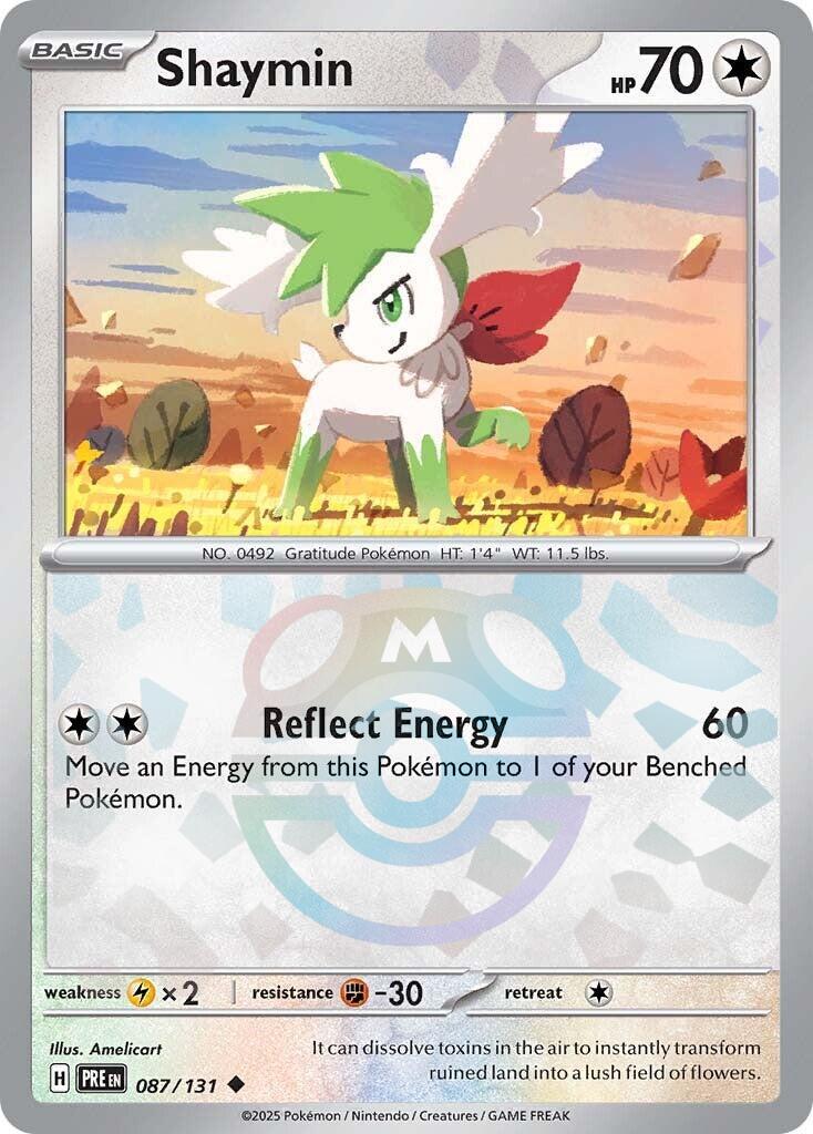 Shaymin (087/131) (Master Ball Pattern) [Scarlet & Violet: Prismatic Evolutions] | Black Swamp Games