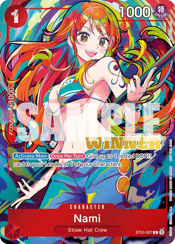 Nami (2025 New Year Event) [Winner] [One Piece Promotion Cards] | Black Swamp Games