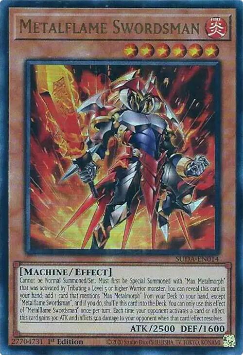 Metalflame Swordsman [SUDA-EN014] Ultra Rare | Black Swamp Games