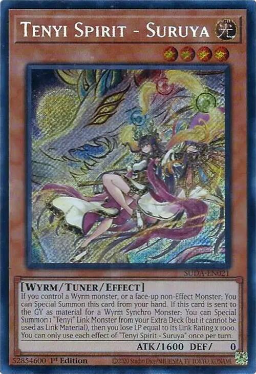 Tenyi Spirit - Suruya [SUDA-EN021] Secret Rare | Black Swamp Games