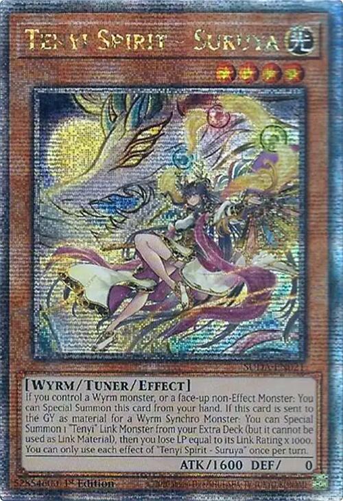 Tenyi Spirit - Suruya (Quarter Century Secret Rare) [SUDA-EN021] Quarter Century Secret Rare | Black Swamp Games