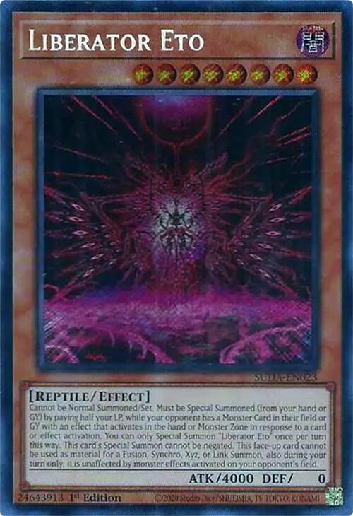 Liberator Eto [SUDA-EN023] Secret Rare | Black Swamp Games