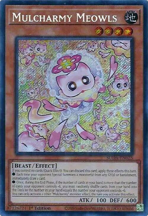 Mulcharmy Meowls [SUDA-EN025] Secret Rare | Black Swamp Games