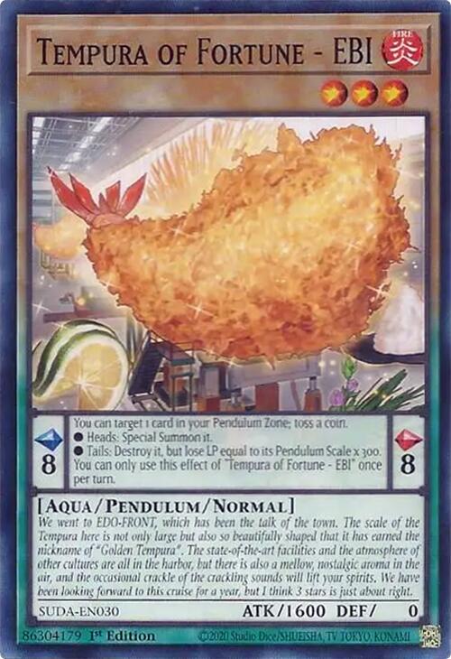 Tempura of Fortune - EBI [SUDA-EN030] Common | Black Swamp Games