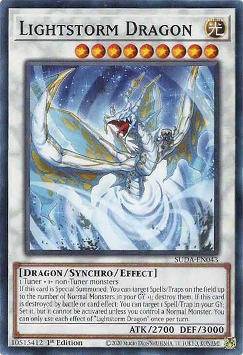 Lightstorm Dragon [SUDA-EN043] Common | Black Swamp Games