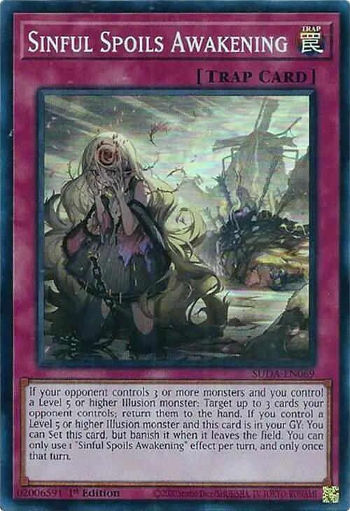 Sinful Spoils Awakening [SUDA-EN069] Super Rare | Black Swamp Games