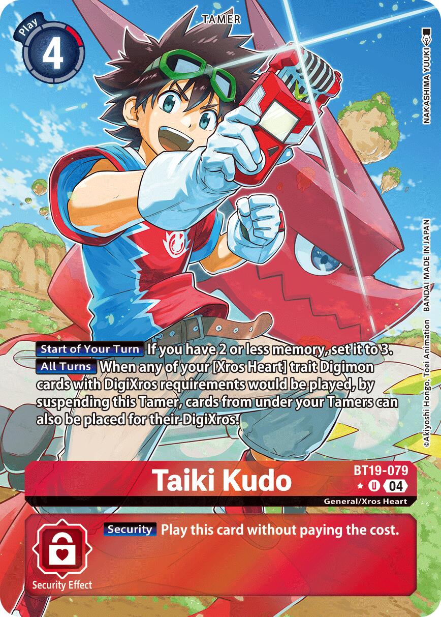 Taiki Kudo [BT19-079] (Alternate Art) [Release Special Booster Ver.2.5] | Black Swamp Games