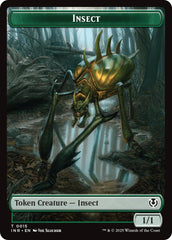 Insect // Spider Double-Sided Token [Innistrad Remastered Tokens] | Black Swamp Games