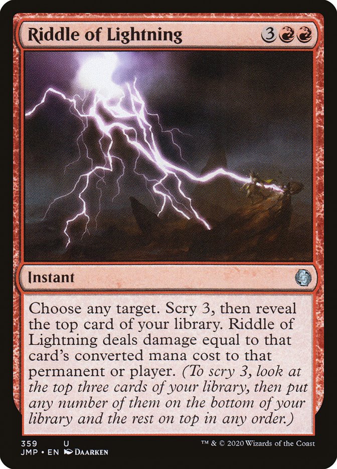 Riddle of Lightning [Jumpstart] | Black Swamp Games