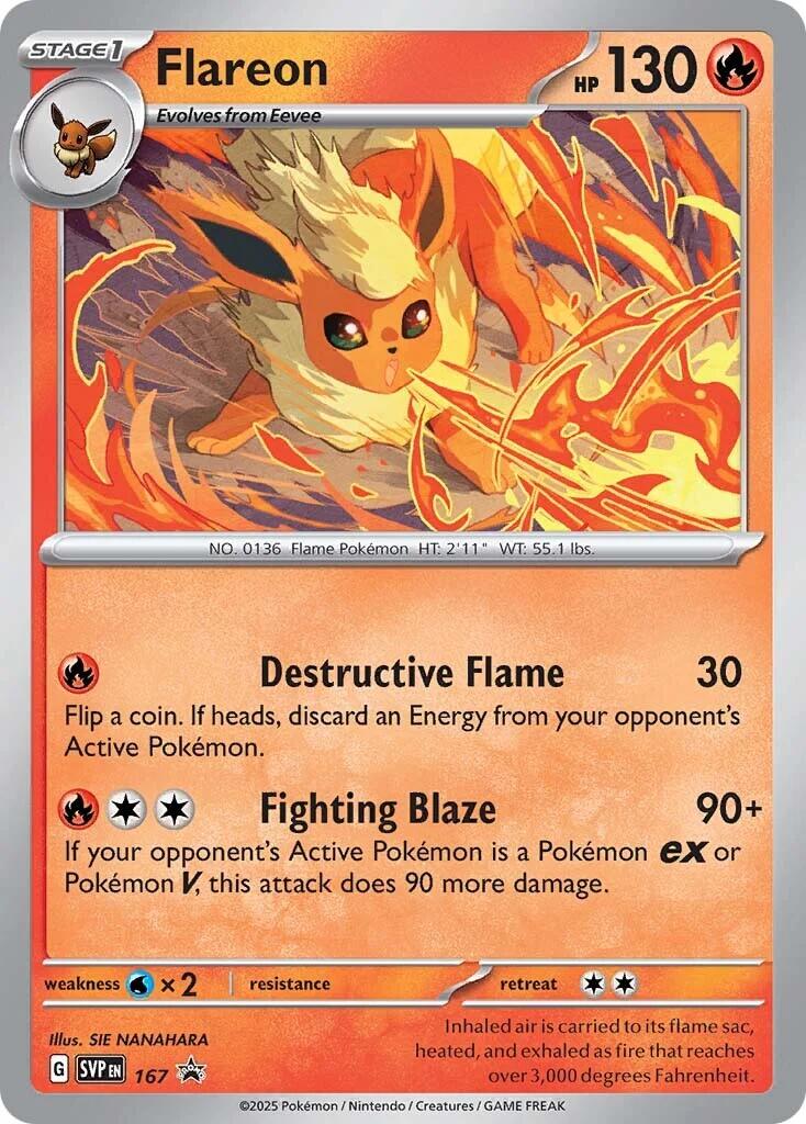 Flareon (SVP167) [Scarlet & Violet: Black Star Promos] | Black Swamp Games