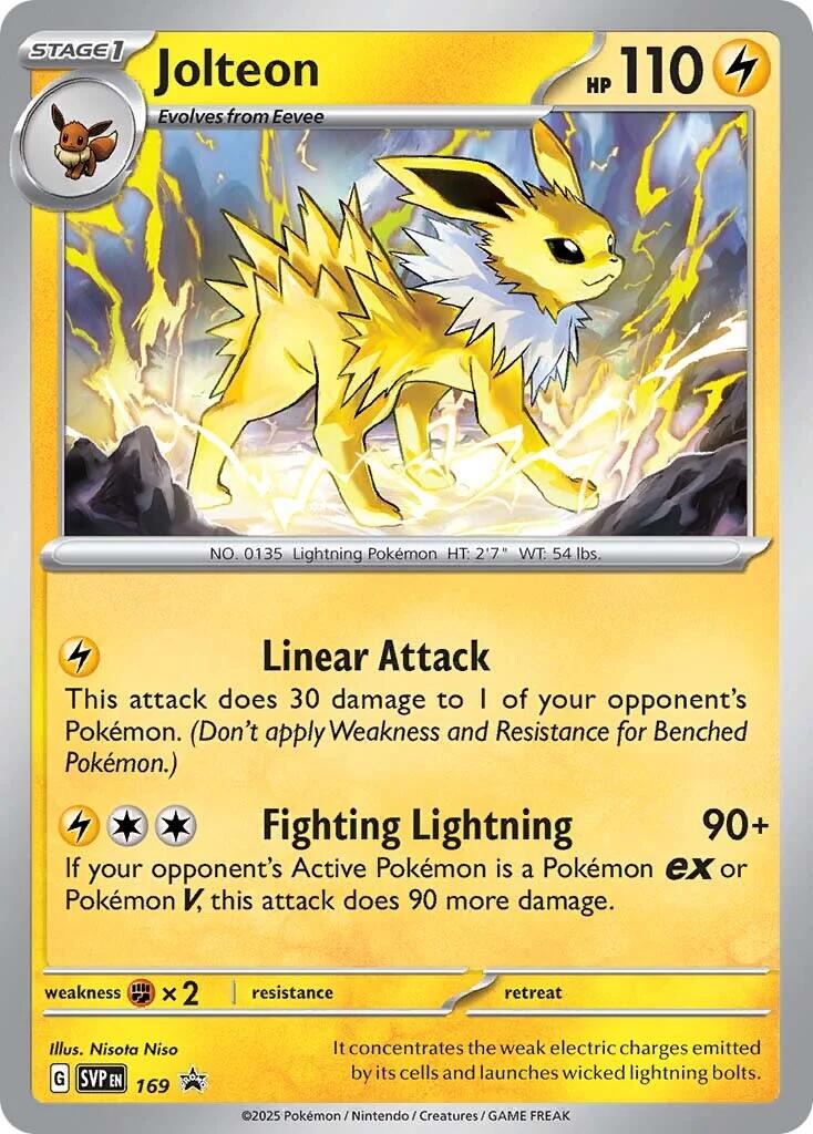 Jolteon (SVP169) [Scarlet & Violet: Black Star Promos] | Black Swamp Games