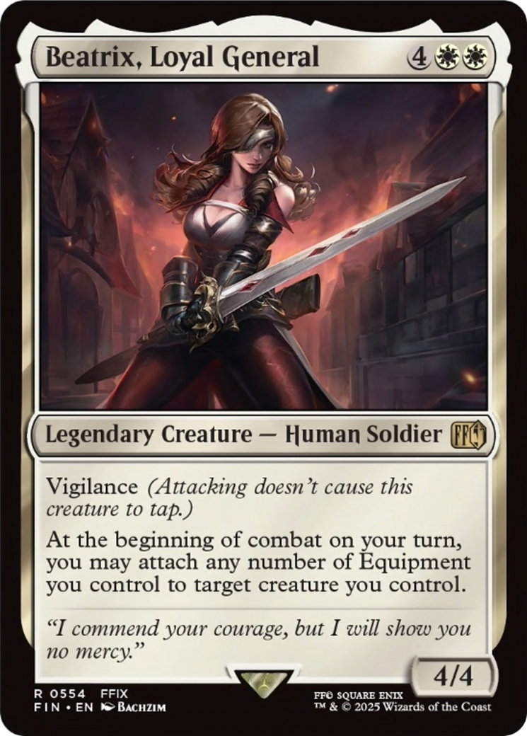 Beatrix, Loyal General [FINAL FANTASY] | Black Swamp Games