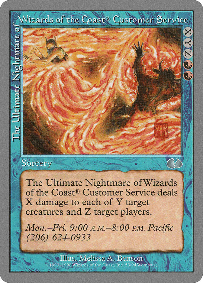 The Ultimate Nightmare of Wizards of the Coast® Customer Service [Unglued] | Black Swamp Games