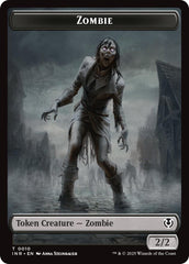 Zombie (0010) // Blood Double-Sided Token [Innistrad Remastered Tokens] | Black Swamp Games