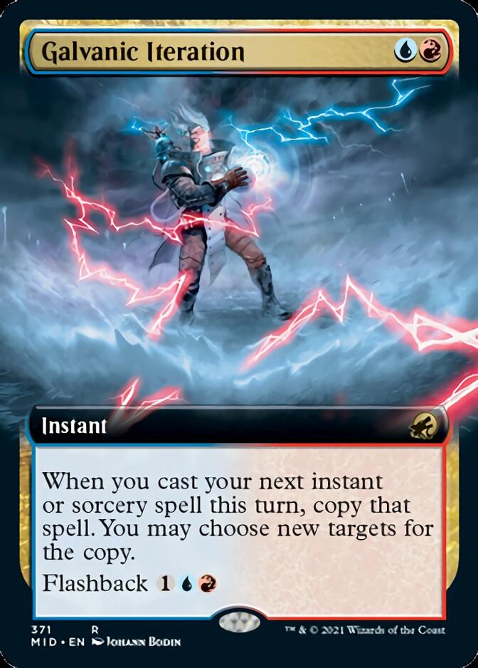 Galvanic Iteration (Extended Art) [Innistrad: Midnight Hunt] | Black Swamp Games