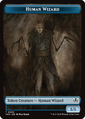 Human Wizard // Emblem - Jace, Unraveler of Secrets Double-Sided Token [Innistrad Remastered Tokens] | Black Swamp Games