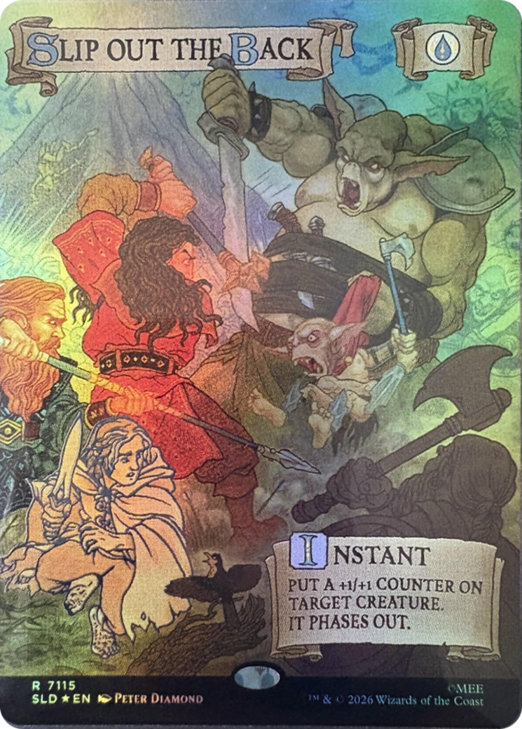 Slip Out the Back (Out Of Sight Foil) [Secret Lair Drop Series] | Black Swamp Games