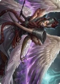 Firja, Judge of Valor Art Card [Kaldheim Art Series] | Black Swamp Games