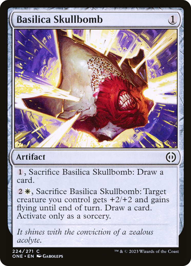 Basilica Skullbomb [Phyrexia: All Will Be One] | Black Swamp Games