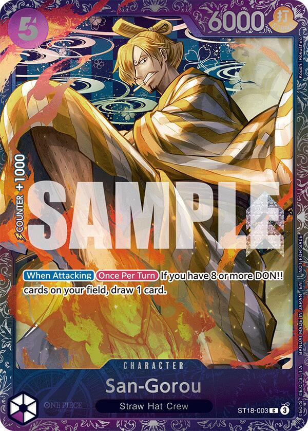 San-Gorou (Treasure Cup 2025) [One Piece Promotion Cards] | Black Swamp Games