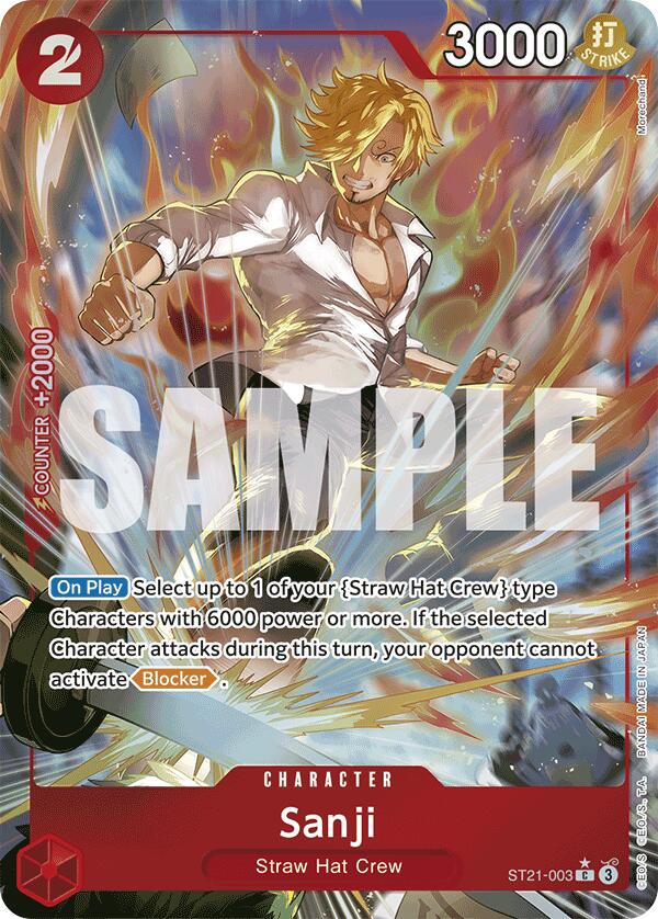 Sanji (Parallel) [Starter Deck EX: Gear 5] | Black Swamp Games