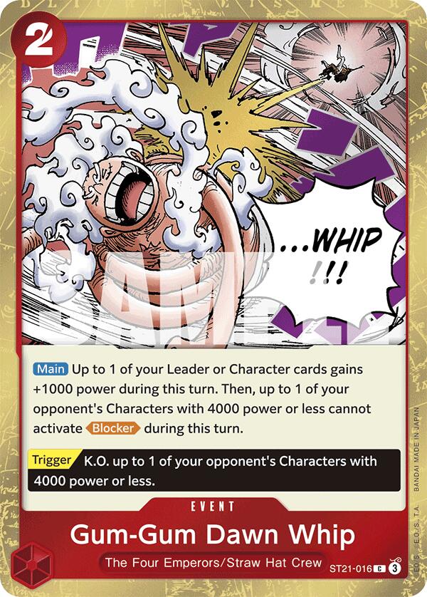 Gum-Gum Dawn Whip [Starter Deck EX: Gear 5] | Black Swamp Games