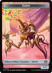 Servo // Thopter (0009) Double-Sided Token [Aetherdrift Tokens] | Black Swamp Games