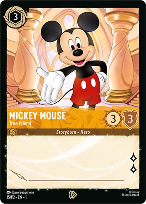 Mickey Mouse - True Friend (15) [Promo Cards] | Black Swamp Games