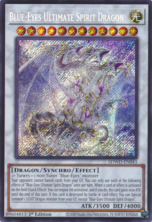 Blue-Eyes Ultimate Spirit Dragon (Secret Rare) [SDWD-EN043] Secret Rare | Black Swamp Games