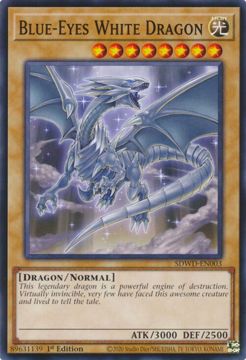 Blue-Eyes White Dragon [SDWD-EN003] Common | Black Swamp Games