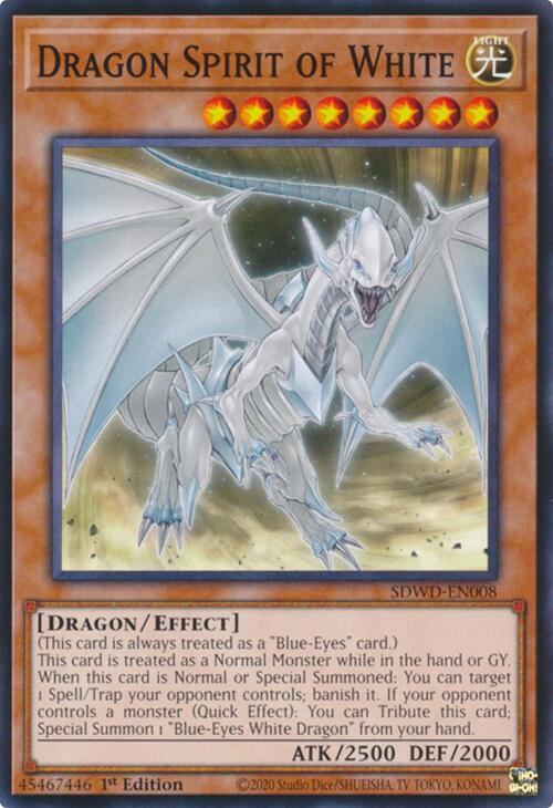 Dragon Spirit of White [SDWD-EN008] Common | Black Swamp Games