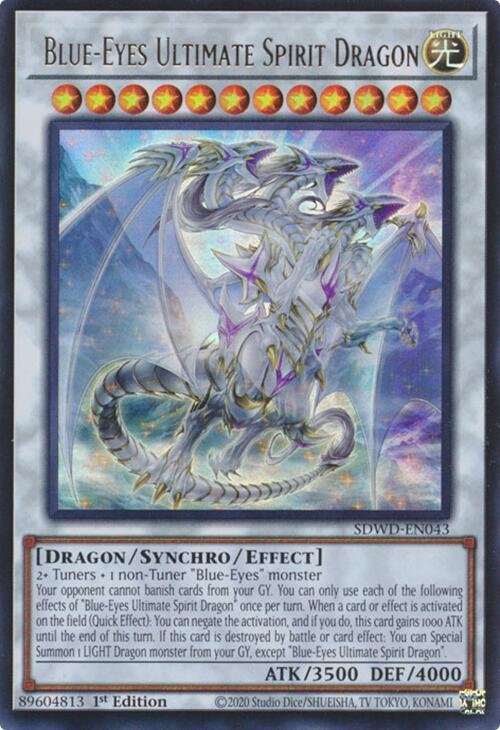Blue-Eyes Ultimate Spirit Dragon [SDWD-EN043] Ultra Rare | Black Swamp Games
